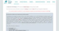 Desktop Screenshot of info.univ-angers.fr